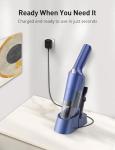 Handheld Vacuum Cordless, 24KPA Powerful Car Vacuum, Rechargeable, Charging Dock, Ergonomic Handle, 2-in-1 Crevice Tool, 1.8lb Portable Vacuum Cleaner with 2-Speed for Car, Home
