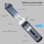 OTraki Handheld Vacuum Cordless, Compact Home and Car Vacuum with Crevice Tool,Rotating Nozzle and Charging Station, Large Dust Bowl