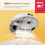 roborock Q7 M5 Robot Vacuum and Mop Combo, 10,000Pa HyperForce Suction, Robotic Vacuum Cleaner, Dual Anti-Tangle System, APP-Controlled Mopping, LiDAR Navigation, for Pet Hair and Carpet, White