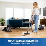 Vacmaster CC0501 Ultra Silent Bagless Canister Vacuum Powerful Cleaner with HEPA Filtration, One-Touch Release Dust Cup, Built-in Dust Tool & Retractable Cord for Low-Pile Carpet and Hard Floor