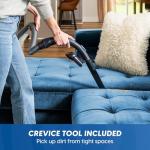 Vacmaster CC0501 Ultra Silent Bagless Canister Vacuum Powerful Cleaner with HEPA Filtration, One-Touch Release Dust Cup, Built-in Dust Tool & Retractable Cord for Low-Pile Carpet and Hard Floor