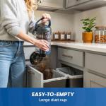 Vacmaster CC0501 Ultra Silent Bagless Canister Vacuum Powerful Cleaner with HEPA Filtration, One-Touch Release Dust Cup, Built-in Dust Tool & Retractable Cord for Low-Pile Carpet and Hard Floor