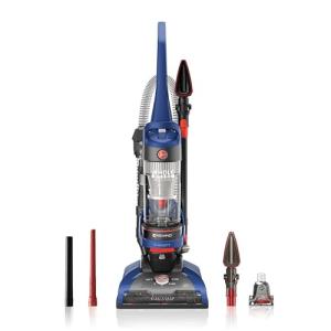 Hoover WindTunnel 2 Whole House Rewind Bagless Vacuum Cleaner, Corded Upright Vac, HEPA Media Filtration, Blocks Allergens and Absorbs Odors, Corded Vacuum Cleaners for Home Use