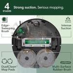 iRobot Roomba Plus 405 (G181) 2in1 Vacuum & Mop Robot with AutoWash Dock - Dual Spinning, Smart & Fast Mapping, Ideal for Pet Hair, Self-Empties 75 Days, Intense Suction, Pad Washing & Drying