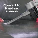 Black+Decker Powerseries+ Corded 4 in 1 Stick Vacuum, Upright to Hand-Vac Multi Surface, LED Floor Head, HEPA Filtration, Powerful 14k Pa,for Hard Floor, Low Carpet, Pet Hair Home & Office use, Grey