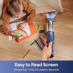 AIRWOX Cordless Handheld Vacuum, 12KPA High Power Hand held Vacuum with Brushless Motor and LED Screen, for Car and Home Cleaning