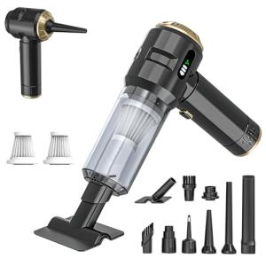 Melising Handheld Vacuum Cleaner Cordless, 23000Pa Powerful Car Mini Vacuum Cleaner, Rechargeable Portable Lightweight dust Catcher for Home Car Carpet Stairs Pet Hair Deep Cleaning