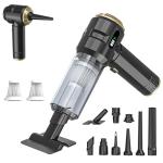 Melising Handheld Vacuum Cleaner Cordless, 23000Pa Powerful Car Mini Vacuum Cleaner, Rechargeable Portable Lightweight dust Catcher for Home Car Carpet Stairs Pet Hair Deep Cleaning