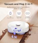 NARWAL Freo X Plus Robot Vacuum and Mop, 7-Week Dust Storage, 7800Pa Suction, Zero Tangles, Tri-Laser Obstacle Avoidance, LiDAR Navigation, Self Vacuum Cleaner for Pet Hair, Hard Floor, Carpet