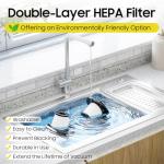 YFIXQNSU Hand Held Vacuum Cordless Rechargeable - Portable Mini Vacuum Cleaner with Brushless Motor, Clean Dust & Hair Quickly, Lightweight & Low-Noise for Office/Car/Home