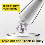 YFIXQNSU Hand Held Vacuum Cordless Rechargeable - Portable Mini Vacuum Cleaner with Brushless Motor, Clean Dust & Hair Quickly, Lightweight & Low-Noise for Office/Car/Home