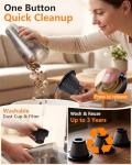15-Min Fast Cleaning 120㎡ Room Handheld Vacuum Cordless - 26000Pa Strong Suction with Brushless Motor 18-36 Min Runtime Portable Vacuum - 1000mL Dust Cup One-Touch Emptying - Ease Use for Debris Hair