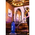 Powr-Flite Solar Reach Bagged Commercial Vacuum Cleaner, PV090-W12-U Model - Bagged Upright Vacuum Cleaner with HEPA Filter - Lightweight and 5-Level Manual Height Adjustment, 12- Foot Reach