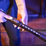 Powr-Flite Solar Reach Bagged Commercial Vacuum Cleaner, PV090-W12-U Model - Bagged Upright Vacuum Cleaner with HEPA Filter - Lightweight and 5-Level Manual Height Adjustment, 12- Foot Reach