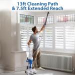 Vacmaster Upright Vacuum Cleaner Power Suction Bagless Vacuum Cleaner Portable Floor Cleaner with 20ft Cord & 13” Cleaning Path for Carpet, Hard Floor and Pet Hair