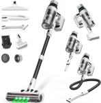 NuYupo Cordless Vacuum Cleaner, 55Mins Vacuum Cleaners for Home, 15-in-1 Self-Standing Stick Vacuum with LED Light, Anti-Tangle & Wall Mount Charge, Lightweight Vacuum for Hard Floors Carpets Pet Hair
