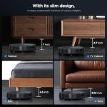 UMMUND Robot Vacuum and Mop Combo, 8000Pa Strong Suction 2 in 1 Vacuum Robot with Mopping, with Schedule, Wi-Fi/App/Remote, Self-Charging, Slim, Ideal for Hard Floor, Pet Hair, Low-Pile Carpet