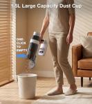 NuYupo Cordless Vacuum Cleaner, 55Mins Vacuum Cleaners for Home, 15-in-1 Self-Standing Stick Vacuum with LED Light, Anti-Tangle & Wall Mount Charge, Lightweight Vacuum for Hard Floors Carpets Pet Hair