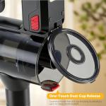 OLIXIS Cordless Vacuum Cleaner with Flexible Steering & Extendable Pole,3 Brush Heads, Lightweight Wireless Rechargeable Upright Vacuum with LED Light & Wall Mount for Hardwood Floors & Carpet