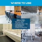 Powr-Flite Solar Commercial Vacuum Cleaner, PV030-W12-U Model - Bagged Upright Vacuum Cleaner with HEPA Filtration, Lightweight & Squeegee for Hard Floors - Powerful Suction, 12-Inch Path, 35 Ft Cord