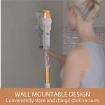 Kenmore DS4030 21.6V Cordless Stick Vacuum with EasyReach Wand, Lightweight Cleaner with 2-Speed Power Control, LED Headlight, Converts to Handheld for Hardwood Floors, Carpet & Pet Hair, Orange