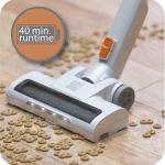 Kenmore DS4030 21.6V Cordless Stick Vacuum with EasyReach Wand, Lightweight Cleaner with 2-Speed Power Control, LED Headlight, Converts to Handheld for Hardwood Floors, Carpet & Pet Hair, Orange