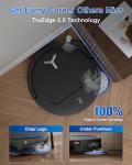 ECOVACS DEEBOT T50 PRO Omni Robot Vacuum and Mop, 3.19” Ultra-Slim, 15,000Pa Suction, ZeroTangle 2.0, TruEdge Edge Cleaning, AIVI 3D Obstacle Avoidance, Auto Mop Wash & Dry, Self-Emptying
