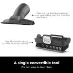 Shark HV343AMZ Rocket Corded Stick Vacuum with Self-Cleaning Brushroll, Lightweight & Maneuverable, Perfect for Pet Hair Pickup, Converts to a Hand Vacuum, Crevice Upholstery Tools, Blue/Silver