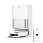 DREAME D30 Ultra Robot Vacuum and Mop, 25,000Pa Powerful Suction, All-in-One Base Station with 100 Days Auto-Empty, MopExtend Tech for Edge Cleaning, Smart Obstacle Avoidance, White