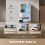 DREAME D30 Ultra Robot Vacuum and Mop, 25,000Pa Powerful Suction, All-in-One Base Station with 100 Days Auto-Empty, MopExtend Tech for Edge Cleaning, Smart Obstacle Avoidance, White