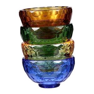 Mini Buddha Water Offering Bowls Set - 4 Pieces