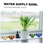Mini Buddha Water Offering Bowls Set - 4 Pieces