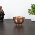 Chakra Embossed Copper Brass Altar Bowl
