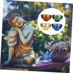Mini Buddha Water Offering Bowls Set - 4 Pieces