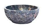 Hand-Carved Soapstone Scrying and Smudge Bowl