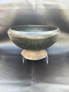 Tibetan Wooden Offering Bowl with Wax Seal