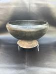 Tibetan Wooden Offering Bowl with Wax Seal