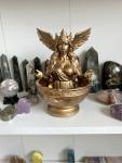 Freya Statue Offering Bowl for Crystals and Herbs