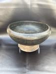 Tibetan Wooden Offering Bowl with Wax Seal