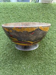 Tibetan Wooden Temple Offering Bowl