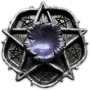 Pentacle Crystal Ball Holder for Rituals