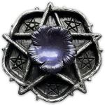 Pentacle Crystal Ball Holder for Rituals