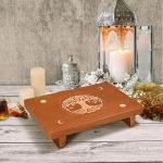 Wooden Altar Table for Meditation and Decor