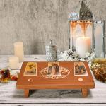 Wooden Altar Table for Meditation and Decor