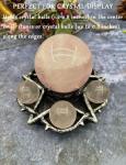Pentacle Crystal Ball Holder for Rituals