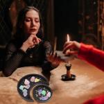 Crescent Moon Crystal Holder Tray Set