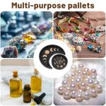 Crescent Moon Crystal Holder Tray Set