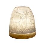 Highland Stag Tealight Holder with 3D Projection