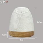 Highland Stag Tealight Holder with 3D Projection