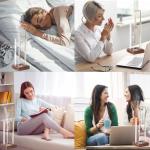 Wooden Incense Holder with Glass Ash Catcher